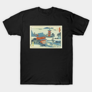 Hiroshige II - Kinryuzan Temple in Asakusa T-Shirt